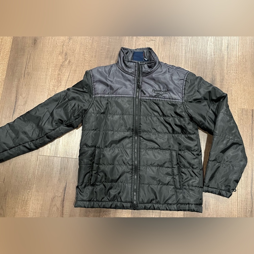 Reebok Boys Black Jacket, Size 10/12